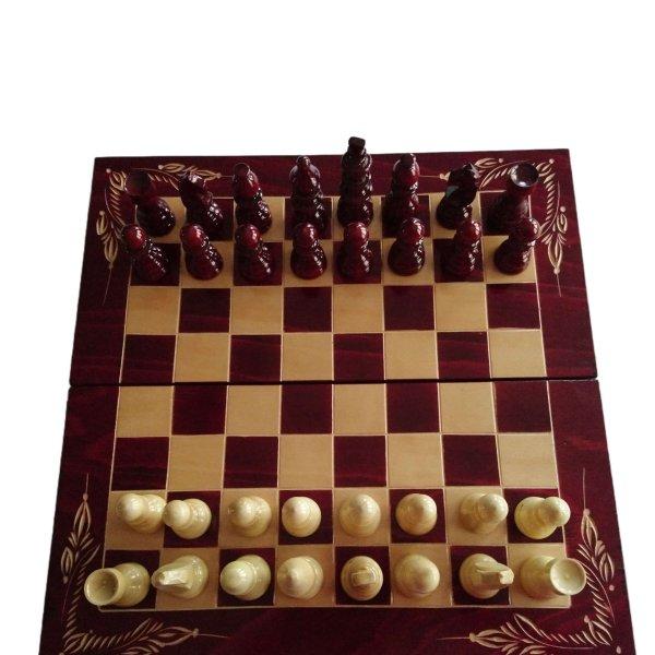  Fa sakk készlet 38x38 cm bükkfa sakk tábla doboz klaszikus sakkfigura
backgammon dáma játék piros