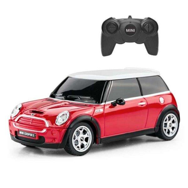 Red Mini Cooper távirányítós autó 1-től 24-ig terjedő méretarányban