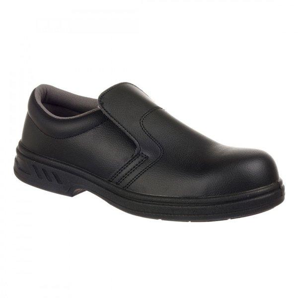 Portwest Belebújós (fűző nélküli) munkavédelmi cipő S2 (fekete 42)