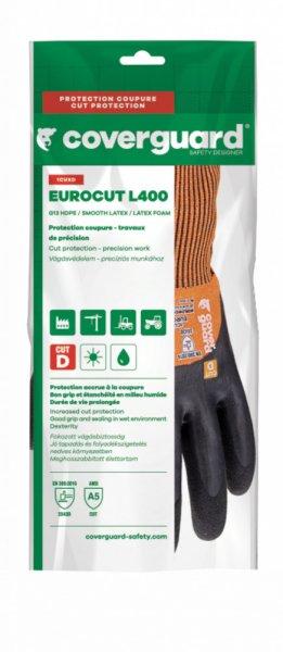 Eurocut l400 ökölcsontig mártott latex vágásb. Keszty (Narancs 8)