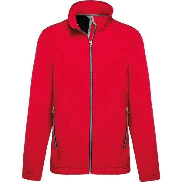 Férfi két rétegű softshell dzseki, Kariban KA424, Red-4XL