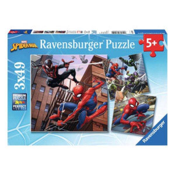 Ravensburger Puzzle 3x49 db - Védelmező Pókember