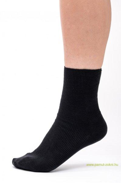 Medical, gumi nélküli zokni - fekete 39-40