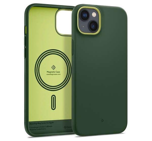 Caseology Nano Pop iPhone 14 Plus Avo Green MagSafe tok, zöld