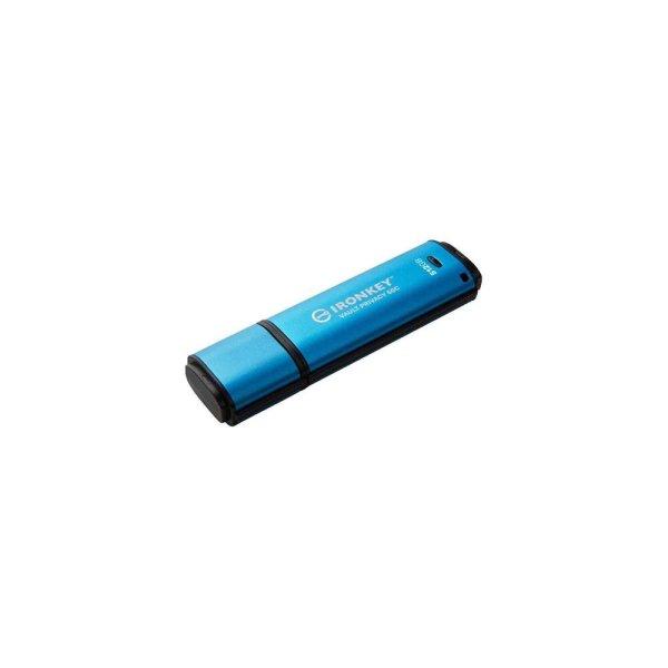 Kingston 512GB IronKey Vault Privacy 50 USB Type-C Pendrive - Kék