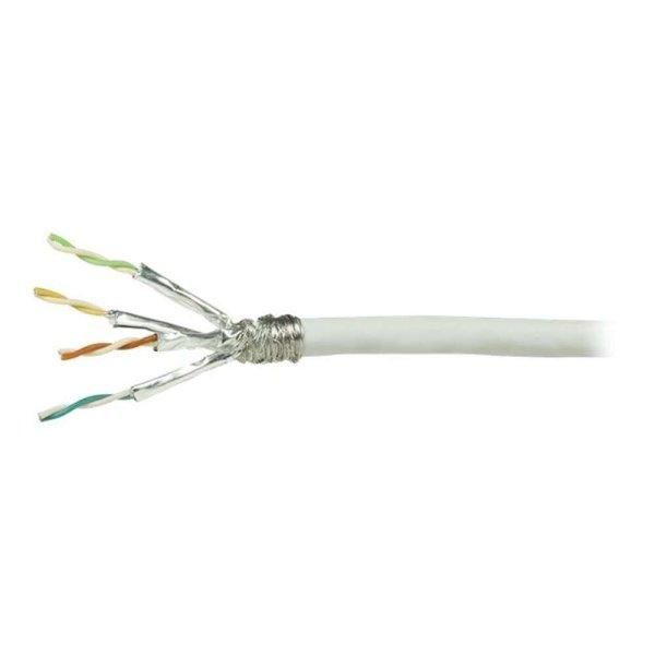 LogiLink Netzwerk Verlegekabel S/FTP Cat.6, PVC, weiß, 50m (CPV0043)