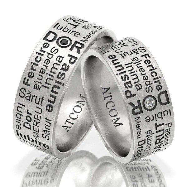 Fehérarany jegygyűrűk modell A szerelem suttogása