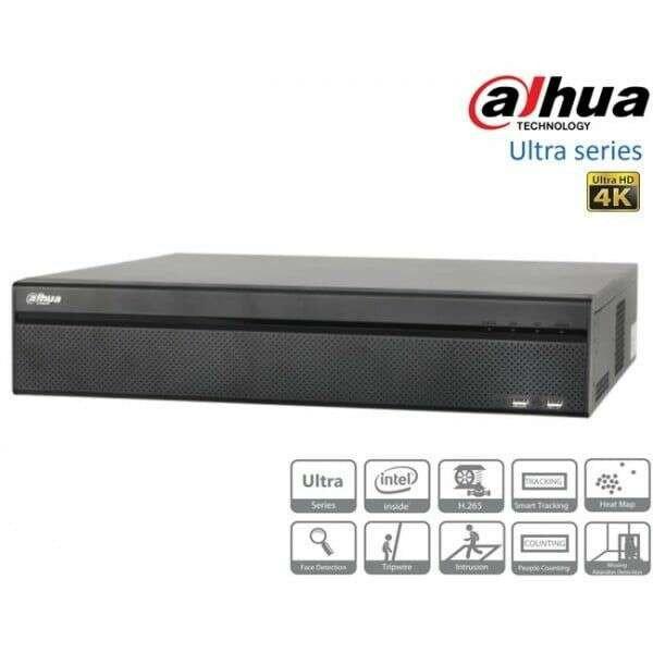 Dahua NVR, 12 MP, NVR608-32-4KS2, 32 csatorna, 4K