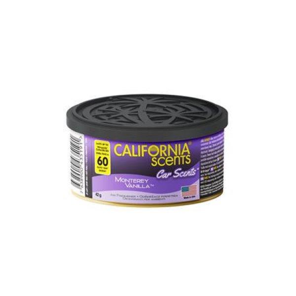 Autóillatosító konzerv, 42 g, CALIFORNIA SCENTS "Monterey Vanilla"