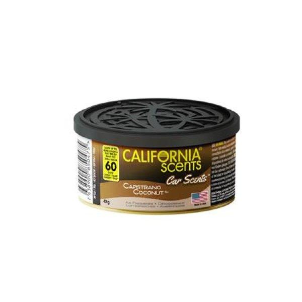 Autóillatosító konzerv, 42 g, CALIFORNIA SCENTS "Capistrano
Coconut"