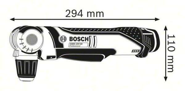 Bosch GWB 12-LI Professional Akkumulátoros sarokfúrógép (akku és töltő
nélkül)