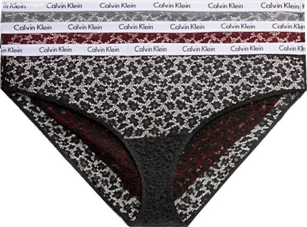 Calvin Klein 3 PACK - női alsó Bikini PLUS SIZE QD3975E-BP7 2XL
