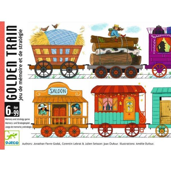 Golden Train - Stratédiai és memória kártyajáték - Golden Train Djeco -
DJ05084