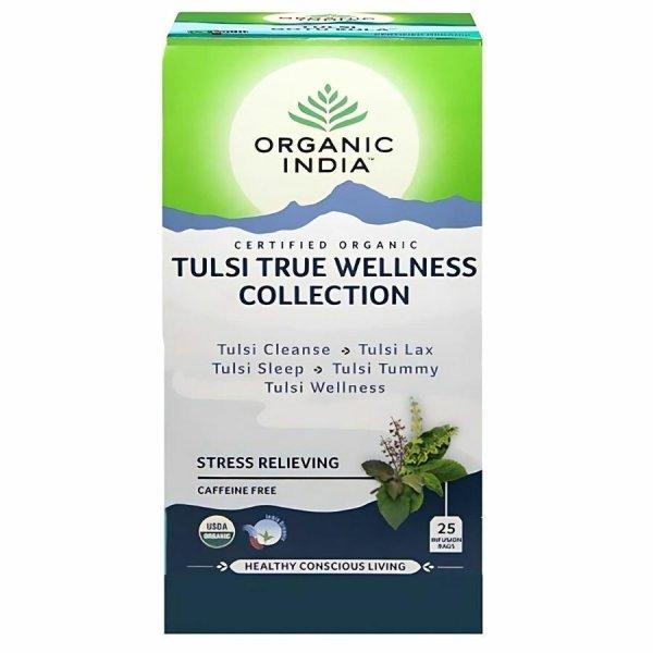 Tulsi TRUE WELLNESS COLLECTION, filteres bio tea, 25 filter - Organic India