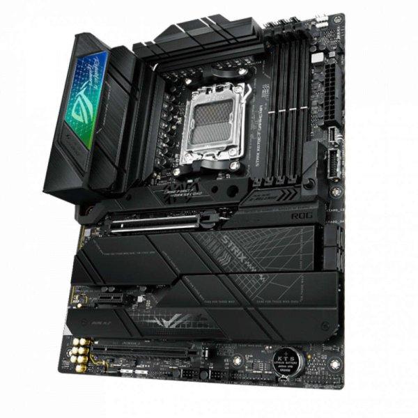 Asus Alaplap - AMD ROG STRIX X670E-F GAMING WIFI AM5 (X670, ATX, 4xDDR5
6400+MHz, LAN, 4xSATA3, 4x M.2, HDMI+DP)