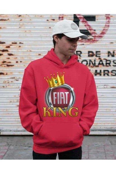 Fiat king pulóver - egyedi mintás, 4 színben, 5 méretben