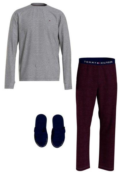 Tommy Hilfiger Férfi szett - pizsama és papucs UM0UM02685-0WM XL