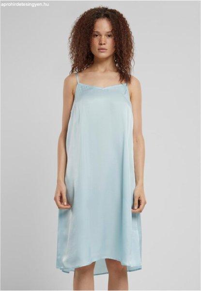 Urban Classics Ladies Viscose Satin Slip Dress oceanblue