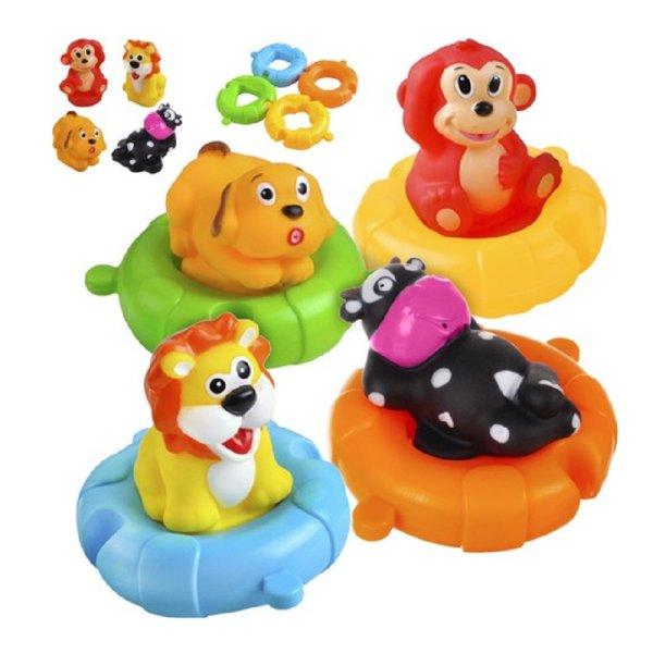 Fürdőjáték készlet gyermekek számára 4
állatfigurával (BB-6102)