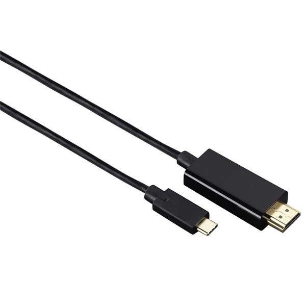 Hama USB C --> UHD HDMI átalakító kábel 1.8m fekete (122205)
