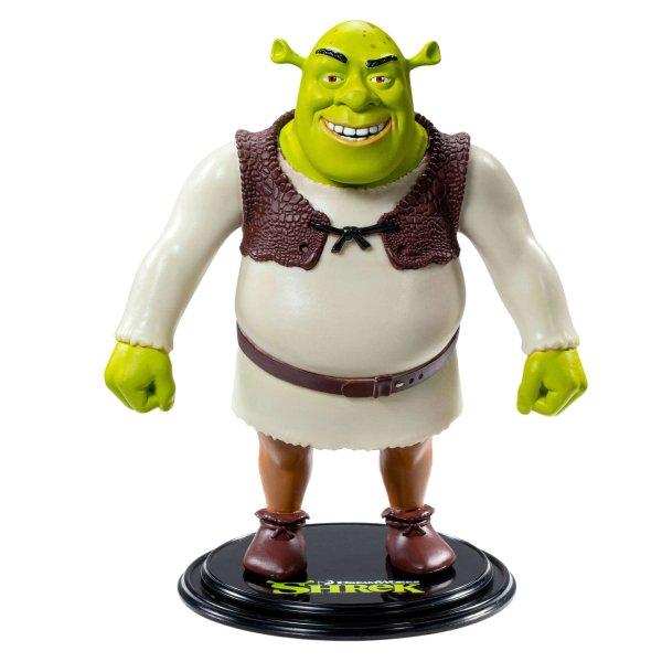 Artikulált figura IdeallStore®, Fearless Shrek, gyűjtői kiadás, 15 cm,
állvánnyal együtt