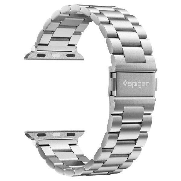 Spigen Modern Fit Apple Watch Series 5 / 4 (44mm) fém szíj ezüstszínű 
(062MP25404)