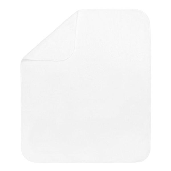 Polár takaró nyomott mintával 90×70 cm - fehér