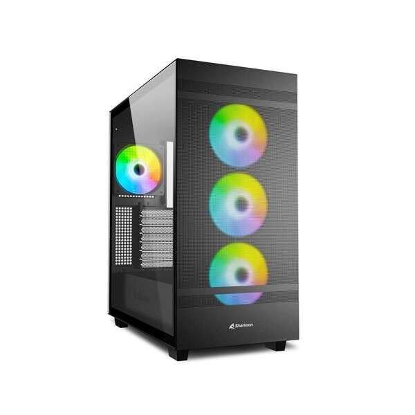 Sharkoon REBEL C50 RGB ATX Full Tower Fekete számítógép ház