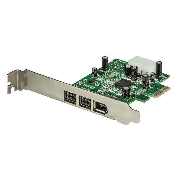 Startech PEX1394B3 PCIe - Firewire 400 + 2x Firewire 800 Port bővítő