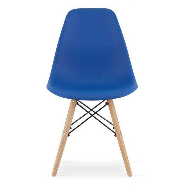 Skandináv stílusú szék, , Osaka, PP, fa, kék és natúr, 46x54x81 cm,
46x54x81 cm