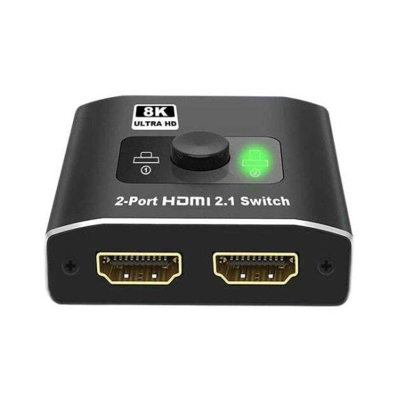 Splitter - kapcsoló HDMI 8K, 2 porturi HDMI 2.1 kapcsoló