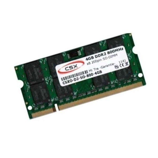 CSX 4GB /800 DDR2 SoDIMM Notebook RAM