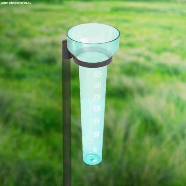 Esőmérő, csapadékszint mérő - műanyag - 100 x 82 x 243 mm