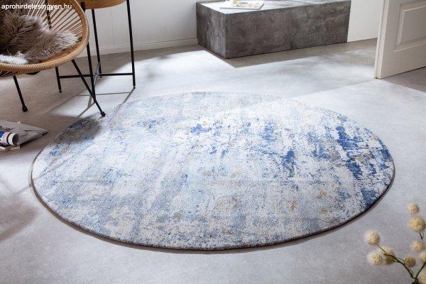 Design kerek szőnyeg Rowan 150 cm bézs-kék - raktáron
