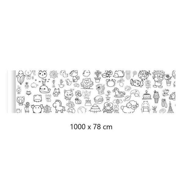 Színező tekercs 1000 x 78 cm - gyermekkor
