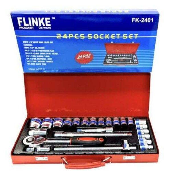 Flinke 24 részes dugókulcs készlet FK-2401