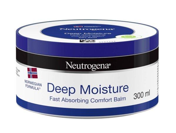 Neutrogena Hidratáló testbalzsam (Deep Moisture Fast Absorbing Comfort
Balm) 300 ml