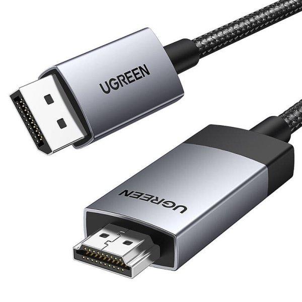 Display Port HDMI kábel Ugreen DP119 4K, 2m, egyirányú