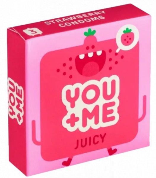 You Me JUICY – ízesített óvszerek (3 db)