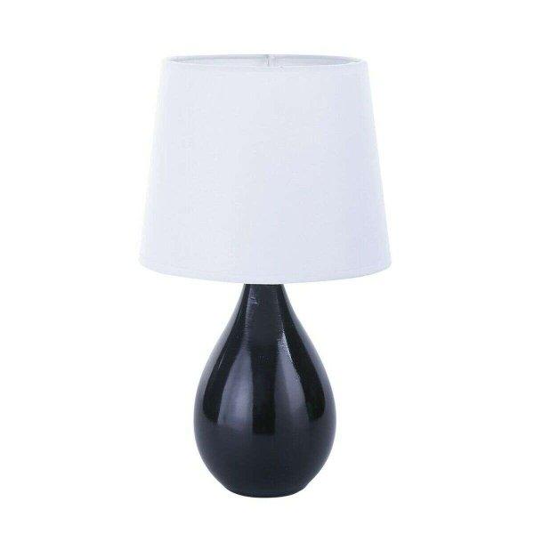 Asztali lámpa Versa Camy Fekete Kerámia (20 x 35 x 20 cm)
