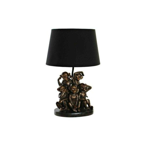 Asztali lámpa DKD Home Decor Fekete Aranysàrga Gyarmati 220 V 50 W Majom (31 x
31 x 48 cm)