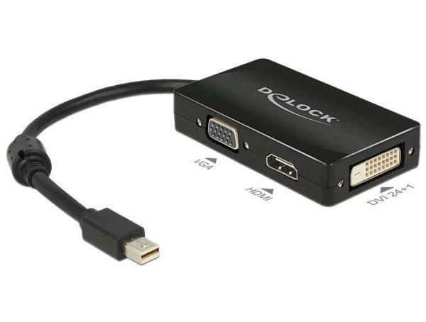 DeLock 62631 mini DisplayPort apa -> VGA / HDMI / DVI adapter