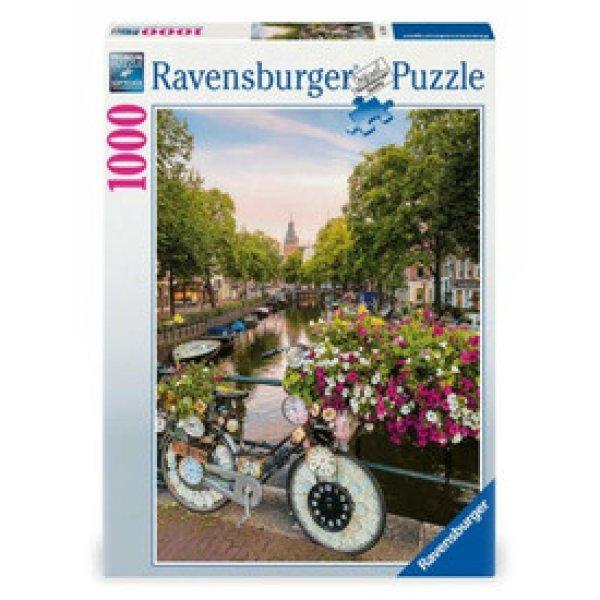 Puzzle 1000 db - Biciklik Amszterdamban