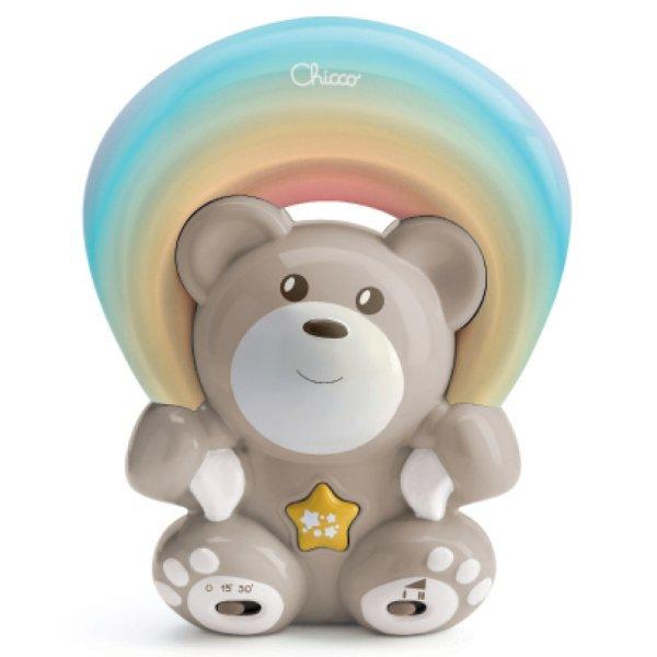 Chicco Rainbow Bear - Szivárvány maci zene-fény projektor elemes bézs