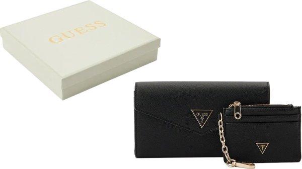 Guess Női ajándékkészlet - pénztárca és
kártyatartó tok GFBOXWP4202-BLA