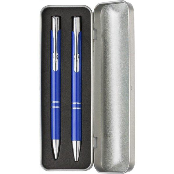 Alumínium tollkészletkék tollbetttel, kék