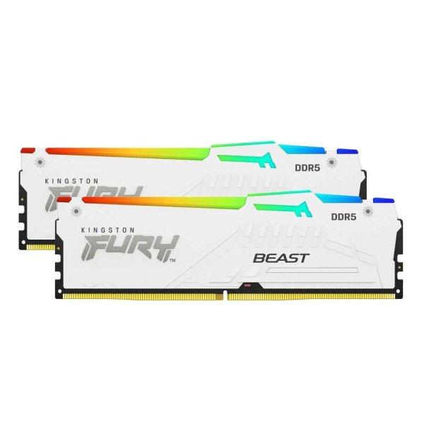 Kingston RAM FURY Beast RGB - 32 GB (2 x 16 GB Kit) - DDR5-6000 CL36
(KF560C36BWEAK2-32)