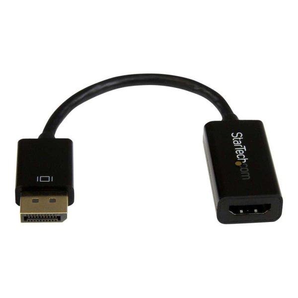 StarTech.com DP2HD4KS video átalakító kábel 0,15 M DisplayPort HDMI A-típus
(Standard) Fekete (DP2HD4KS)