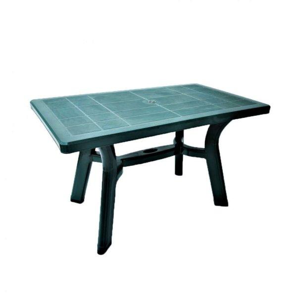 Lamia 6 személyes kerti bútor szett, zöld asztallal, 6 db Palermo zöld
székkel