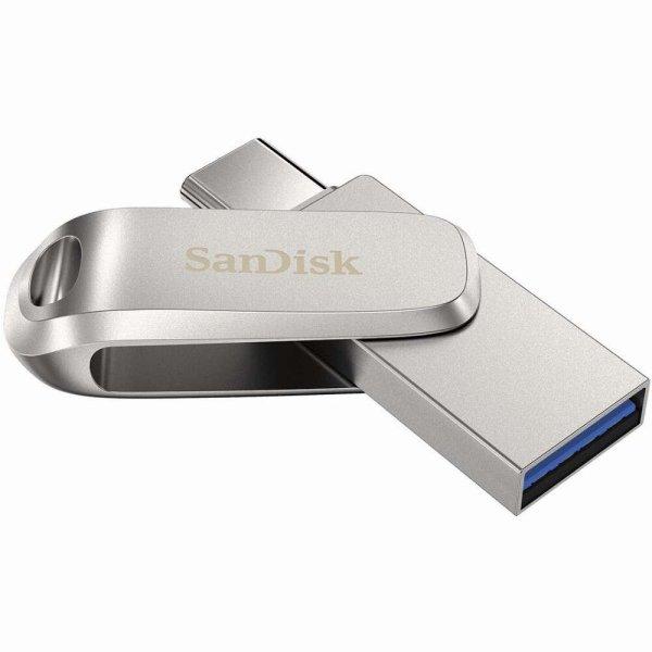 STICK 1TB USB 3.1 SanDisk Ultra Dual Drive Luxe Type-C Silver (SDDDC4-1T00-G46)